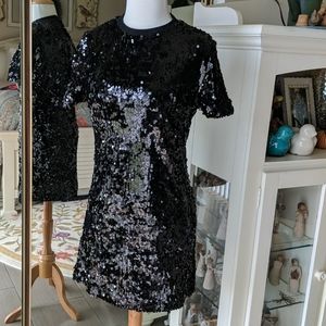 Forever 21 Black sequin dress
